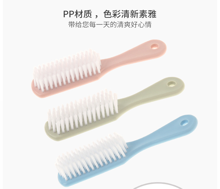 đèn led chớp nháy sấm sét [Cửa hàng bách hóa Yuyu] Bàn chải giặt nhựa đa năng chất lượng cao Bàn chải mềm quần áo làm sạch bàn chải làm sạch với bàn chải đánh giày dài - Thiết bị sân khấu đèn chiếu sáng