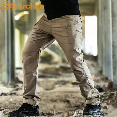 Spring and Autumn Thunder and Lightning Second Generation Tactical Pants Men Outdoor Work Pants Military Fans Special Forces Elastic Waterproof Straight Trousers