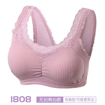 Summer mothers corset middle-aged and elderly without steel rings large size underwear thin cotton bra vest bra