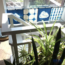 ) ▋ original hand-dyed blue-dyed cotton curtain half curtain 45x45 can be customized LZ11