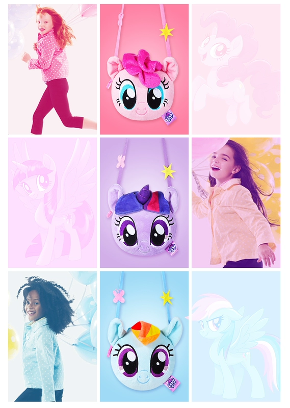 Little pony túi nhỏ cô gái messenger túi trẻ em túi xách bé đồ chơi búp bê sang trọng - Túi bé / Ba lô / Hành lý