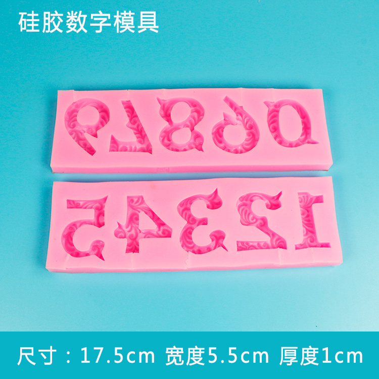 Balloon sinh nhật sản phẩm bánh trang trí silicone kỹ thuật số khuôn silicone sô cô la nửa mảnh khuôn cung cấp sinh nhật - Tự làm khuôn nướng khuôn làm kẹo dẻo