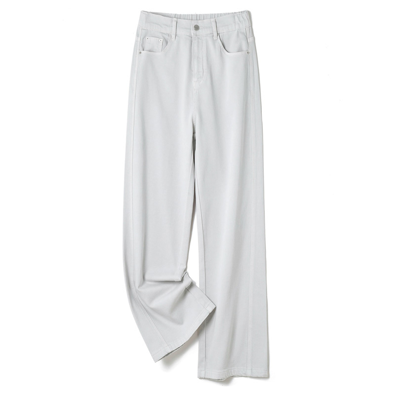 A Yue Plus Size 2026 Spring/Summer Fashion Wide-Leg Pants for Women, Stretchy, Versatile, Casual, Slimming, Extra Large Size 100kg