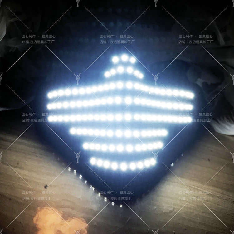 LED luminous mask LED luminous mask LED luminous mask laser to perform LED luminous performance clothing