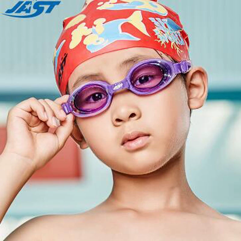 Kính bơi chính hãng Jiasite HD chống sương mù cho bé trai và bé gái Kính bơi chống thấm nước lớn cho trẻ em cung cấp đặc biệt miễn phí vận chuyển mũ - Goggles