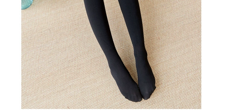 Cộng với quần lửng nhung mỏng cashmere dày mùa thu và mùa đông chân mỏng nhẹ chân da màu da vớ phụ nữ dày ấm