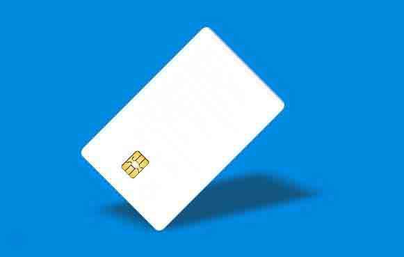 4442 4428 white card white card white card contact type IC card chip exposed printable driver information card