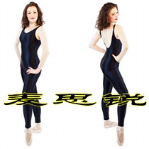 Black one-piece bodysuit Ballet suit Gymnastics aerobics suit Dance training suit Stage performance