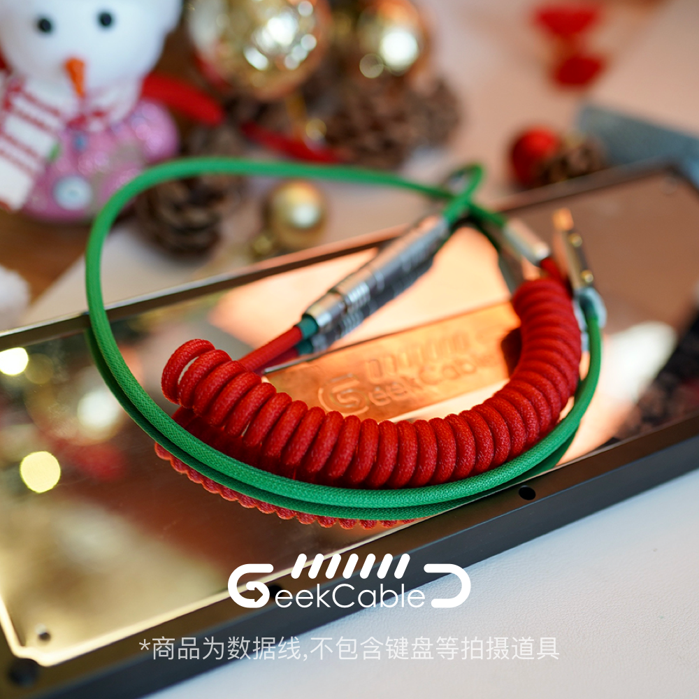 Spot GeekCable pure handmade mechanical keyboard fever line theme series Matrix Christmas