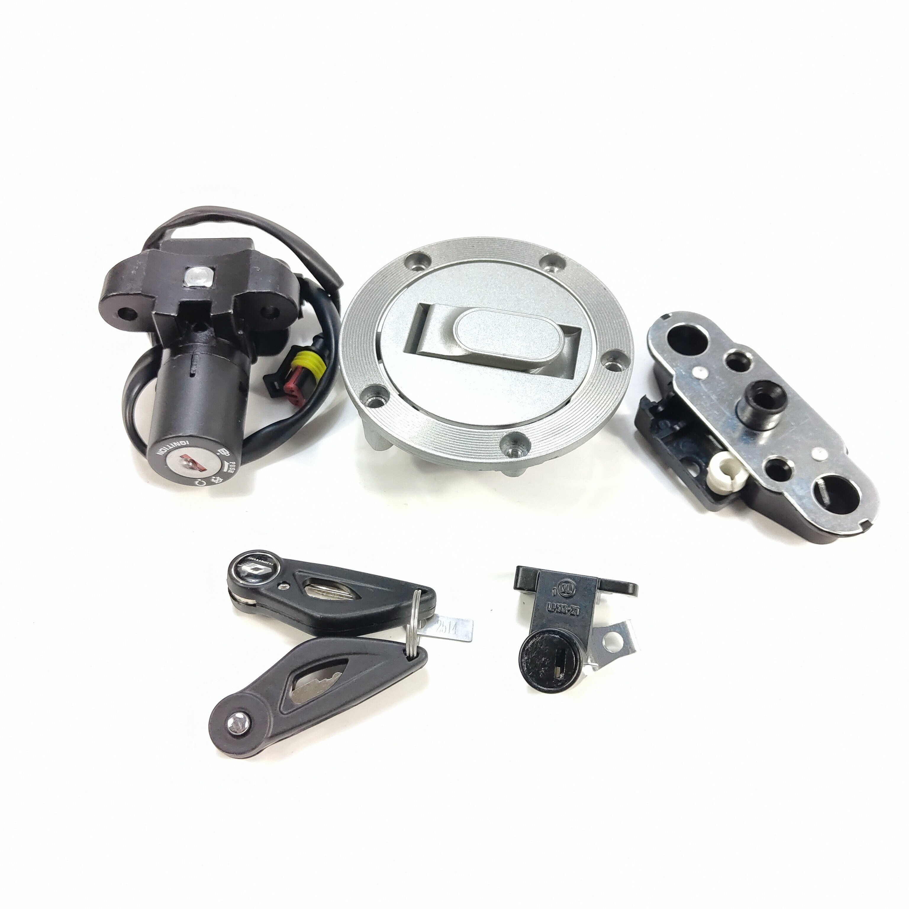 Flash 300 sets lock full car lock QJ300-12 flash 350 sets lock tank lock full car lock electric door lock key door-Taobao