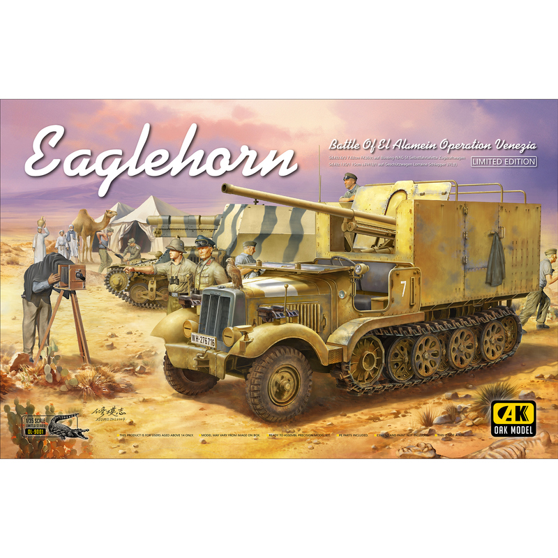Oak Model OL-9001 1/35 Eaglehorn Sd.Kfz.6/3 & Sd.Kfz.135/1