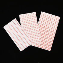 Digital white square adhesive label hand tear classification mark warehouse office label Red Label sticker