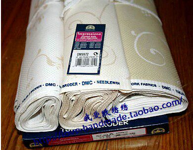 DMC14CT flower branch printing embroidery cloth