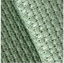 Korea Orange Edge 14CT Army Green Embroidered Cloth