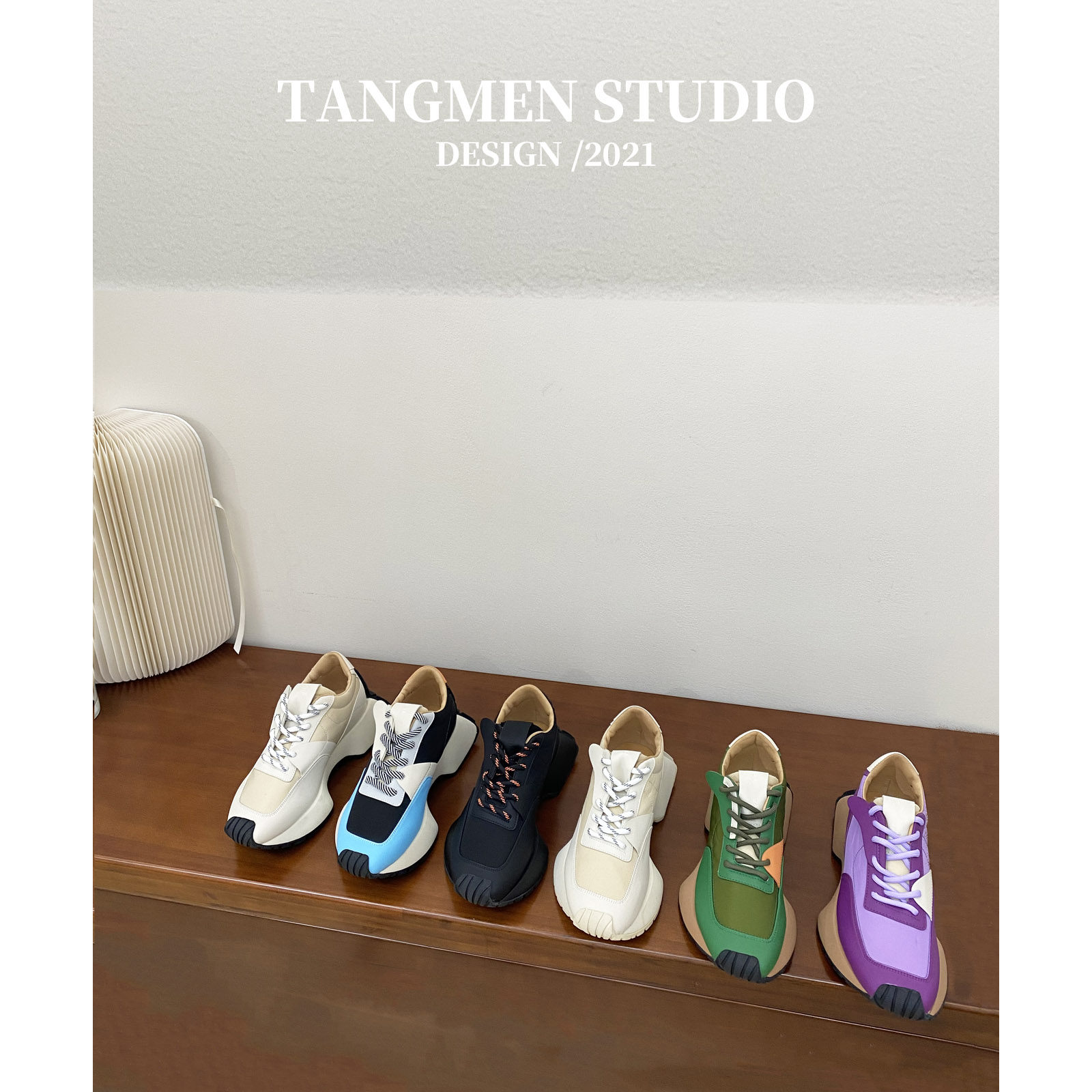 Old Daddy Shoes Woman 2021 New Detraining Shoes Ins Chauder Cool Fried Street Thick Bottom Aggan Shoes Expats Shoes With Small Sports Casual Shoes