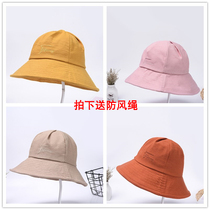 Hat female spring and summer parent-child fisherman hat Korean version of the wild net red Japanese literature and art cute soft girl Autumn and winter tide shade