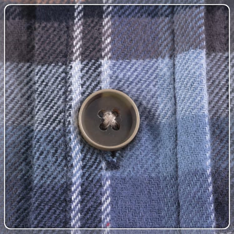 Hàng hóa rất mạnh mẽ Châu Âu và Hoa Kỳ đơn mùa xuân và mùa thu cotton nam Flange giản dị áo sơ mi dài tay áo sơ mi công sở