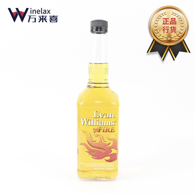 American Imports Love Williams Cinnamon Taste Bourbon Whisky Evan Williams Fire 700ml