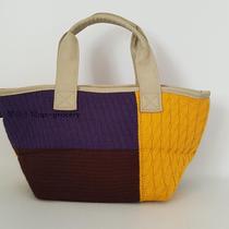 Japanese woolen bags Woolen and PU color matching bags Handbags Womens bags Bags