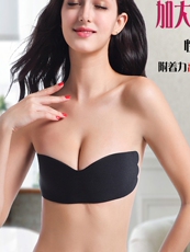 Купальный лиф 隐形文胸贴泳衣婚纱礼服聚拢薄款露背大码乳贴一片式无肩带胸垫女