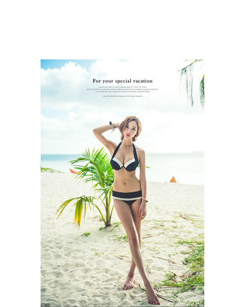 2018bijini sọc trắng đen gợi cảm trong suốt bên ngoài áo ba lỗ bikini ba mảnh áo tắm nước nóng nữ áo choàng tắm biển