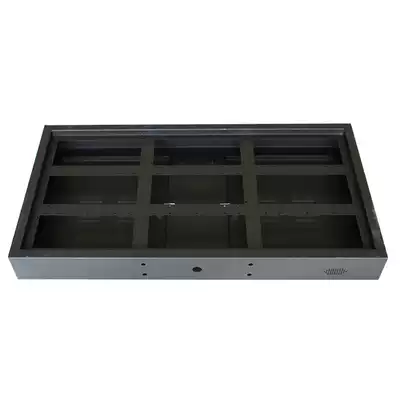 P10 outdoor waterproof iron frame dust detection outer frame environmental detection 3 lines 6 words after opening waterproof box