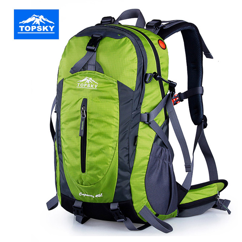 Topsky mountaineering bag shoulder men's and women's large capacity hiking water repellent professional travel outdoor backpack 40L50 liters