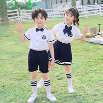 Kindergarten graduation clothing summer dress college style childrens dresses mens and womens suits host Primary School students class clothes