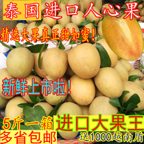 Thai pistachio imported first-class large fruit king ginseng fruit Tropical fresh fruit pregnant baby fruit 5 pounds