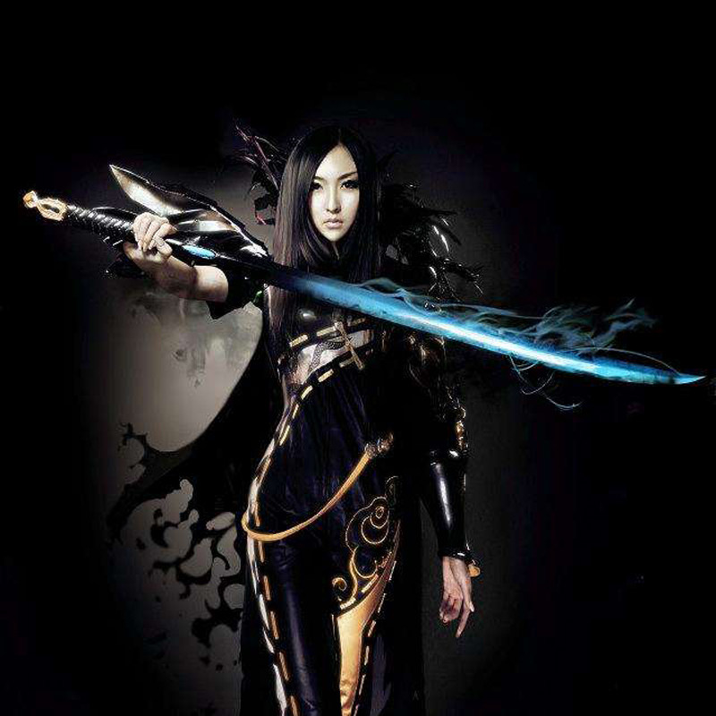 Longquan Tibetan Feng sword spot sword spirit Qin Yijue ghost Tianjian one manganese steel metal anime sword not edged