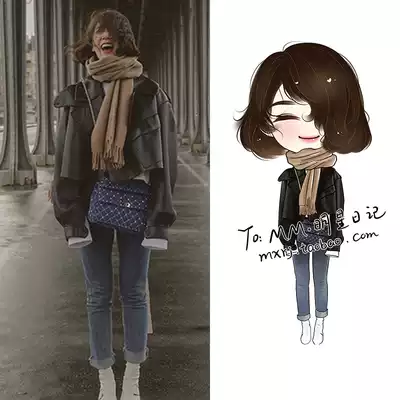 Star Park Shin-hye black short Korean version of pu small leather clothing women locomotive loose foreign style handsome coat