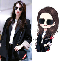 2021 spring and autumn He Sui with the same loose thin Korean version of the small suit jacket chic Hong Kong taste casual all-match suit woman