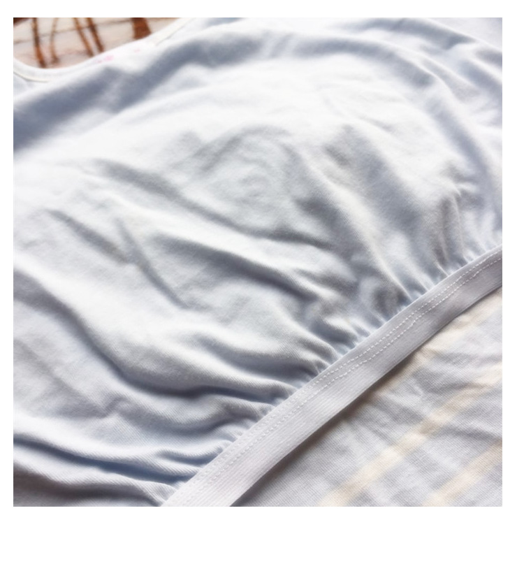 Áo quây cotton gợi cảm có thể mặc nơ với áo độn ngực ngắn ngủ mùa hè tay ngắn mặc đồ ngủ tại nhà dịch vụ mặc áo ngực không mặc đầm nhung đẹp
