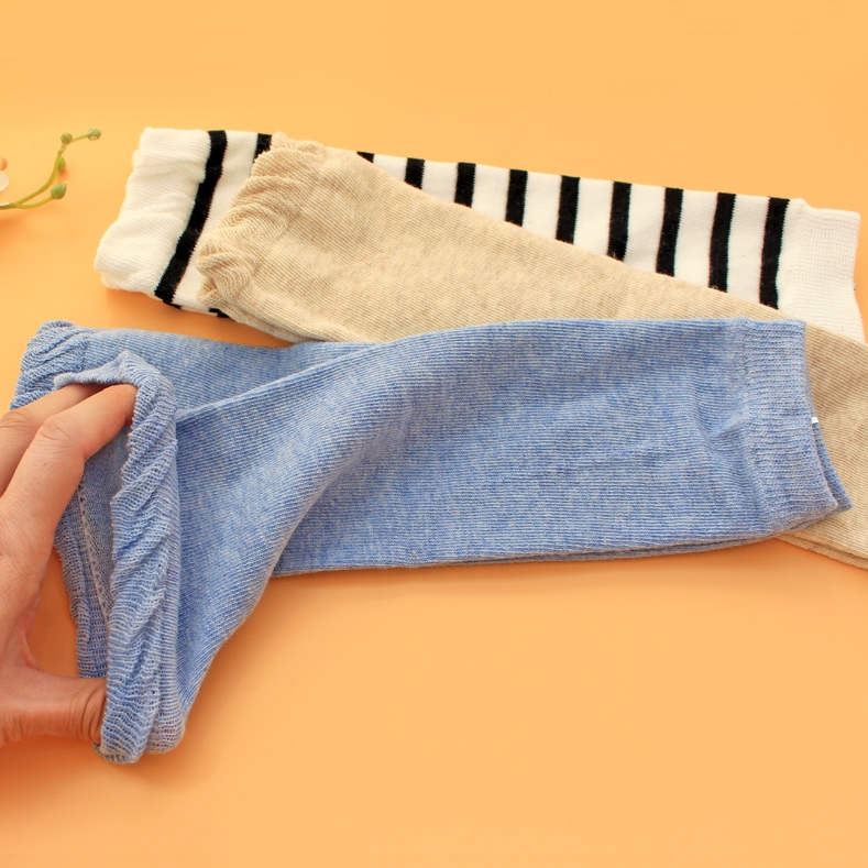 Autumn and winter baby Learn steps pure cotton Songstomy socks crawling with kneecap newborns sleeping with arms cover baby legs-Taobao