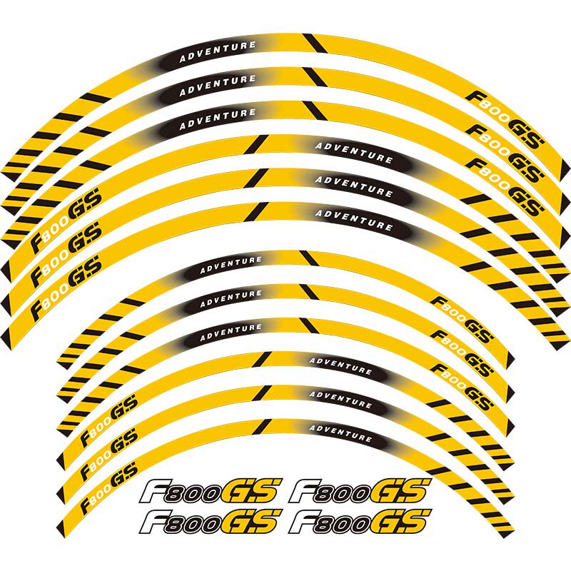 Motorcycle sticker Reflective rim sticker decal for BMW F800GS