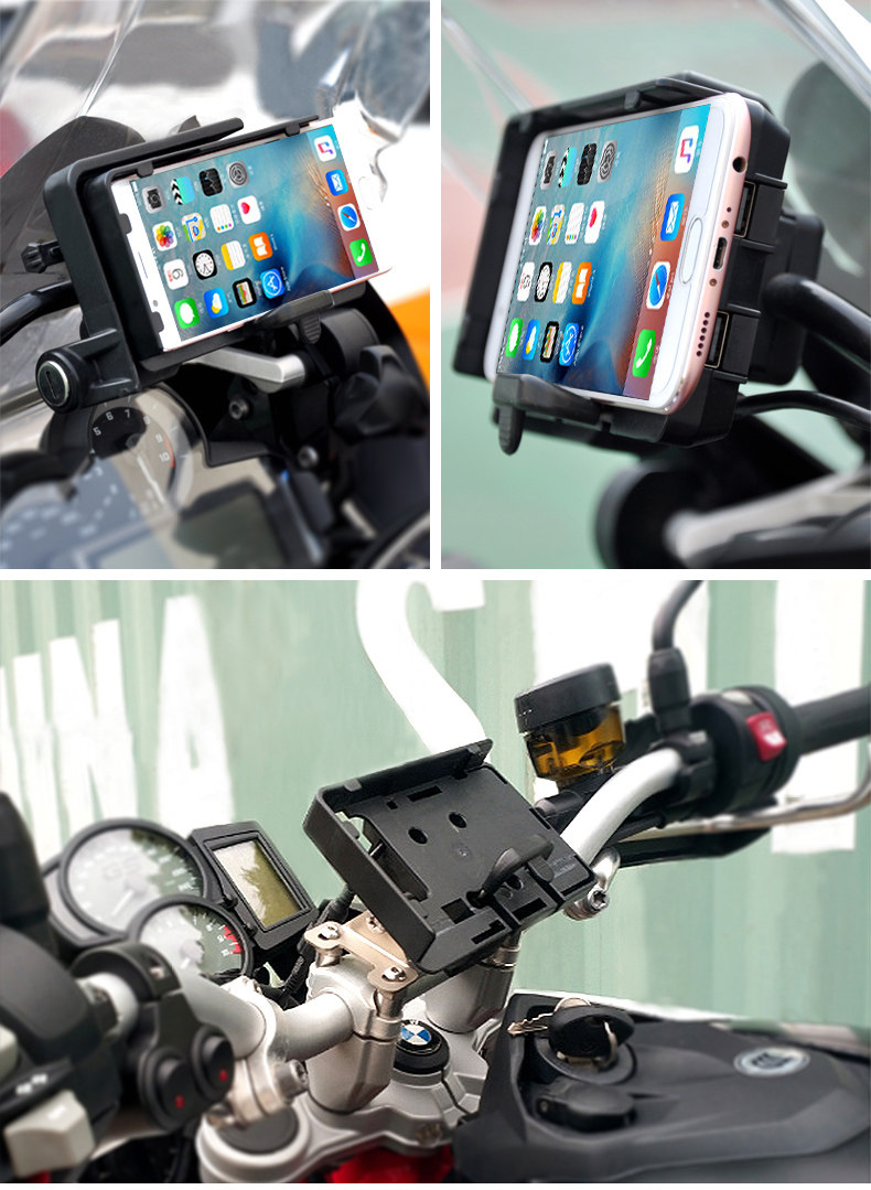 TRK502 502X Bellini Mobile Phone Holder Navigation Holder Mobile Phone Charger Handlebar Mobile Phone Holder