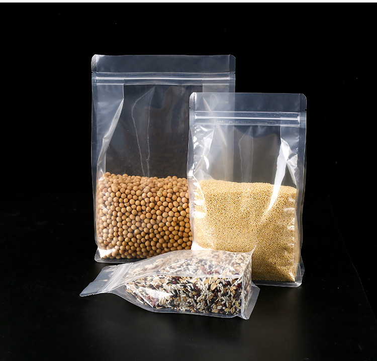 Подарочный пакет 透明八边封袋自立自封加厚3d立体坚果食品塑料包装定制厂家直销