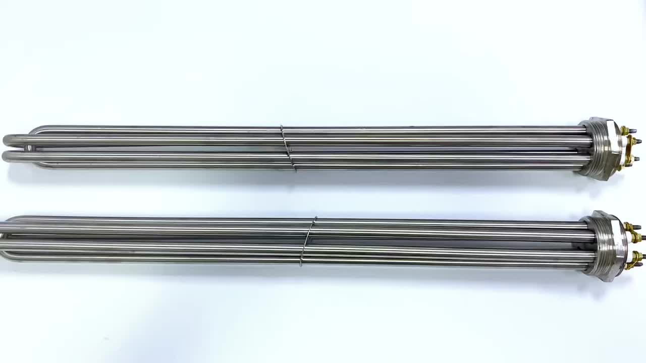 220v 380v Immersion Water Heater Element Industrial Flange Immersion