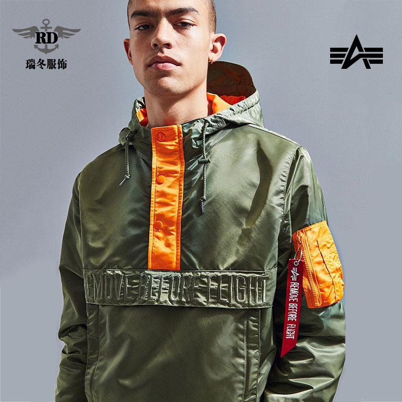 American alpha ALPHA OUTDOOR SPRING SLIM Jacket Head Casual Blouse MA1 Male and female version Seaman Wind Coat New Coat