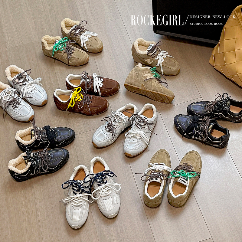 【Rock Girl】Family Portrait~Miu Collaboration 530 Fleece-Lined German Training Shoes Retro Height-Increasing Casual Sneakers 【Rock Girl】Family Portrait~Miu Collaboration 530 Fleece-Lined German Training Shoes Retro Height-Increasing Casual Sneakers
