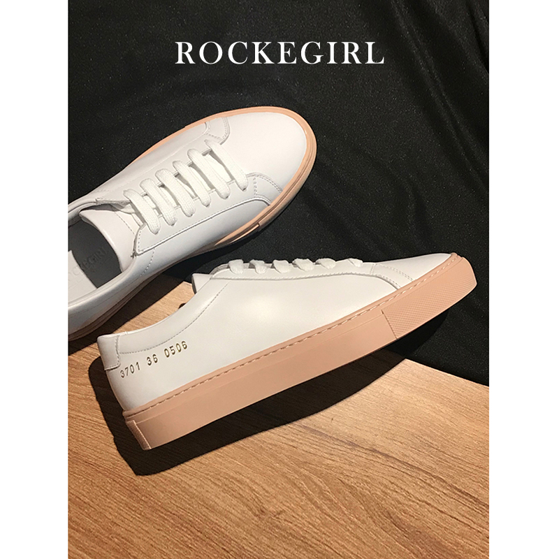 common little white shoes women shoes 2020 new spring single shoes sneakers women ins casual 100 hitch bottom plate shoes