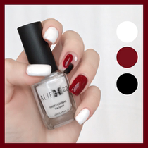 Nail polish Tear-free nail oil tasteless water-based long-lasting quick-drying milk white Milky white paint light pure white system