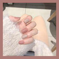 Buy 2 get 1 free matte nail polish Autumn and winter color tearable long-lasting bake-free quick-drying Matte nude hummus oatmeal color