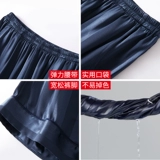 恒源祥 Мужские летние тонкие штаны, шелковые шорты, пижама, свободный крой