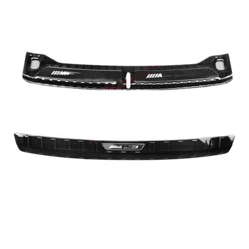 Application of 22 BMWX3 rear guard plate IX3 retrofit pedal IX3 retrofitted bar Decorative Strips New Energy Trunk Threshold
