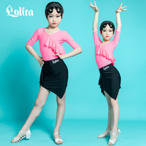 61 children acting out of the Latin dance suit womens dress rehearsal dress Dance Suit Split practice Practice Costume performance clothes