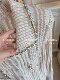 Mohair Diamond Sweater Women's 2026 Spring New Loose Pullover Single-breasted Lazy Knitted Sweater Cardigan