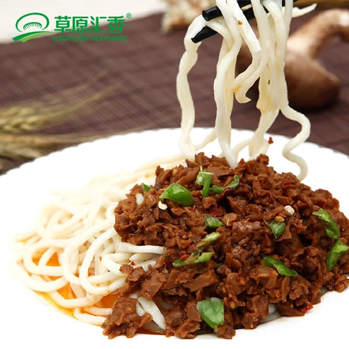 Внутренняя монголия луга Huixi Mushroom Sauce Sauce Chifeng Специализированный белый гриб -соус вегетарианский дикий грибной соус 150 г закуски