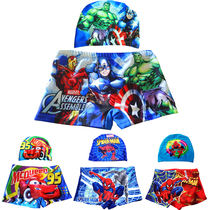 Childrens swimming trunks boys anime heroes Avengers Spiderman Superman Batman boys swimming trunks students