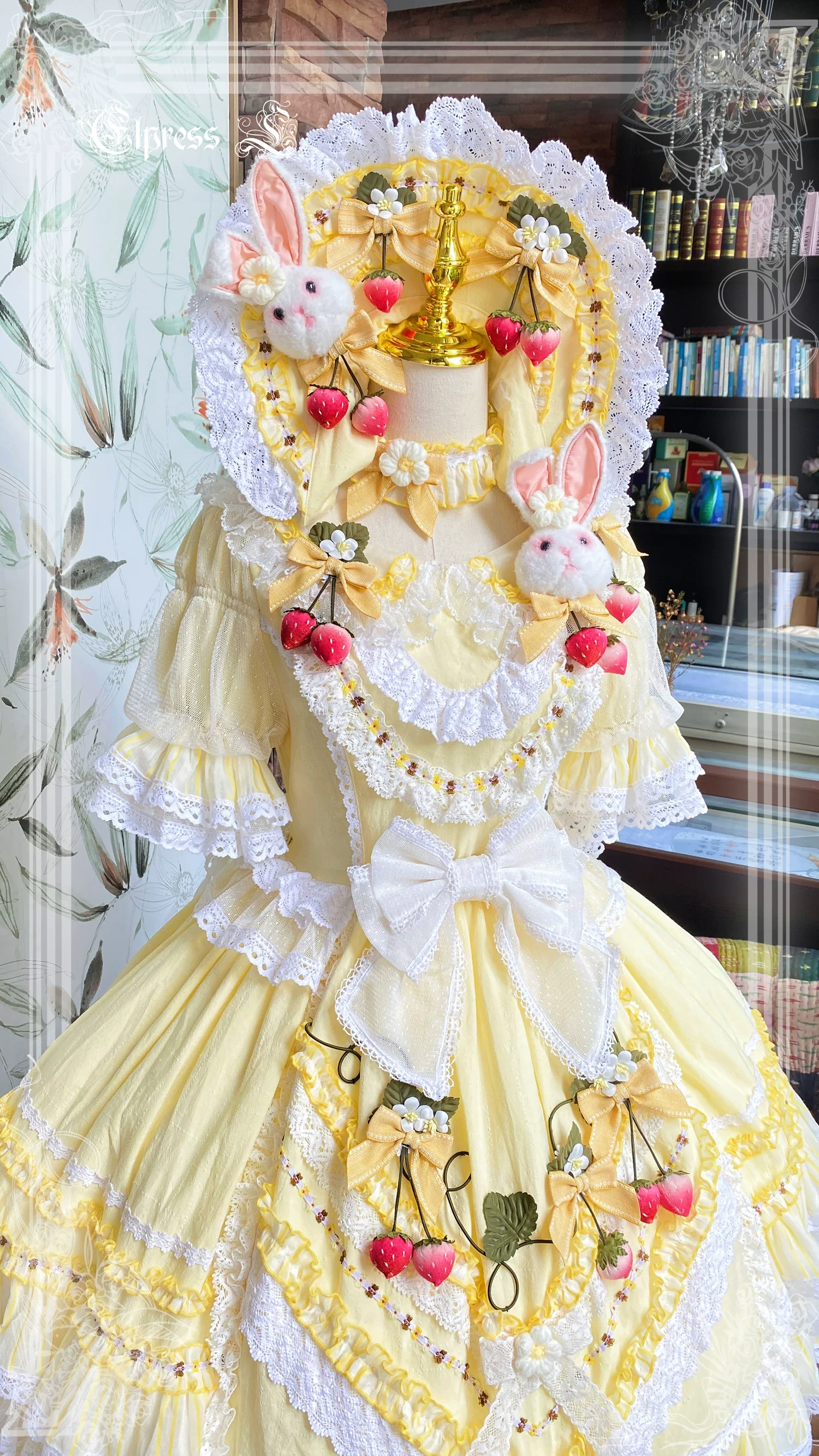 Настоящая милая клубника, (Физкультура), Lolita платье-сундук, стиль Лолита